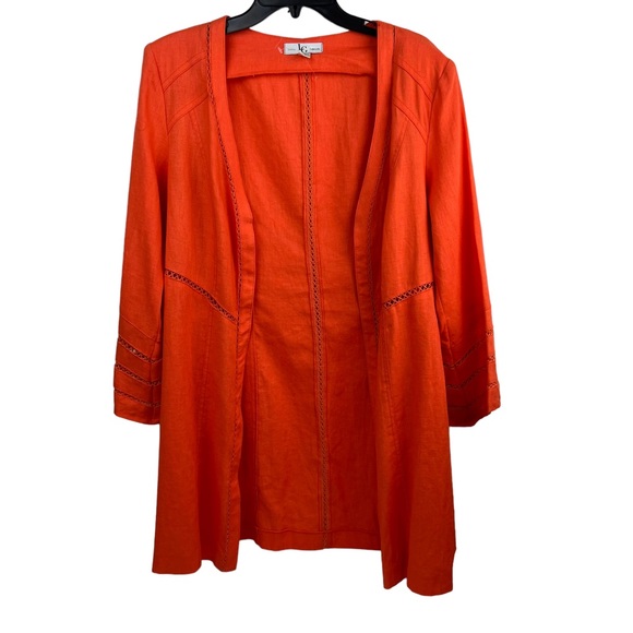 lena gabrielle Jackets & Coats Lena Gabrielle 0 Linen Openfront